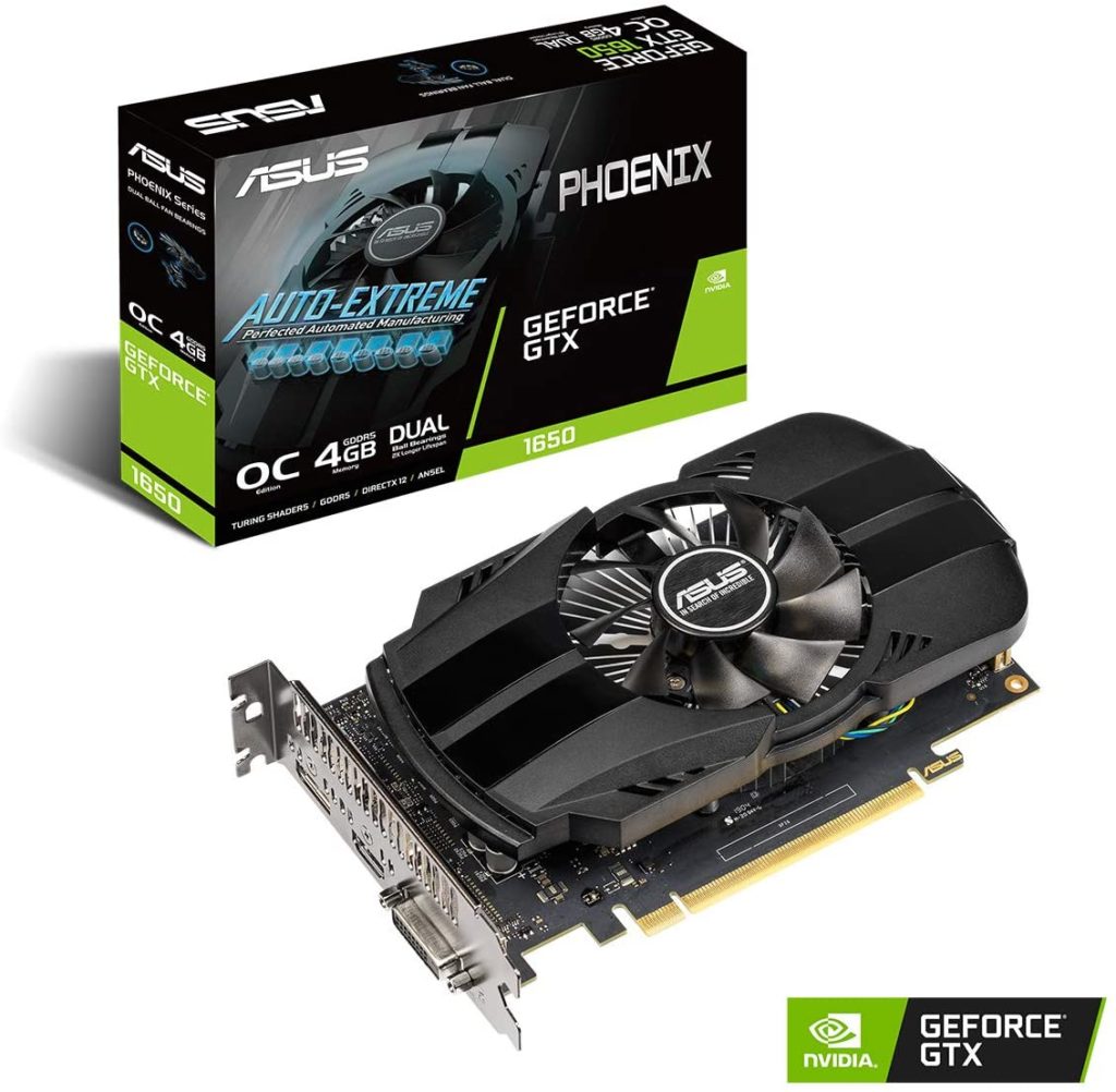 Видеокарта asus nvidia geforce gtx 1650 ph gtx1650 o4gd6 p 4гб gddr6 oc ret обзор